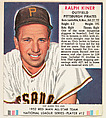 Ralph Kiner, from the Red Man All-Star Team series (T232), issued by Red Man Chewing Tobacco, Red Man Chewing Tobacco  American, Commercial color lithograph