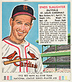 Enos Slaughter, from the Red Man All-Star Team series (T232), issued by Red Man Chewing Tobacco, Red Man Chewing Tobacco  American, Commercial color lithograph