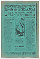 Broadsheet with a ballad about camp life hardships for women, profile of a woman looking downcast wearing a slip and heels, José Guadalupe Posada  Mexican, Zincograph and letterpress on green paper