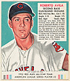 Roberto Avila, from the Red Man All-Star Team series (T232), issued by Red Man Chewing Tobacco, Red Man Chewing Tobacco  American, Commercial color lithograph