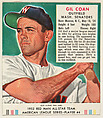 Gil Coan, from the Red Man All-Star Team series (T232), issued by Red Man Chewing Tobacco, Red Man Chewing Tobacco  American, Commercial color lithograph