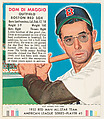 Dom DiMaggio, from the Red Man All-Star Team series (T232), issued by Red Man Chewing Tobacco, Red Man Chewing Tobacco  American, Commercial color lithograph