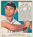 Ferris Fain, from the Red Man All-Star Team series (T232), issued by Red Man Chewing Tobacco, Red Man Chewing Tobacco  American, Commercial color lithograph
