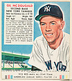Gil McDougald, from the Red Man All-Star Team series (T232), issued by Red Man Chewing Tobacco, Red Man Chewing Tobacco  American, Commercial color lithograph