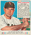 Eddie Robinson, from the Red Man All-Star Team series (T232), issued by Red Man Chewing Tobacco, Red Man Chewing Tobacco  American, Commercial color lithograph
