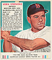 Vern Stephens, from the Red Man All-Star Team series (T232), issued by Red Man Chewing Tobacco, Red Man Chewing Tobacco American, Commercial color lithograph