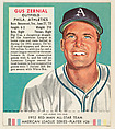 Gus Zernial, from the Red Man All-Star Team series (T232), issued by Red Man Chewing Tobacco, Red Man Chewing Tobacco American, Commercial color lithograph