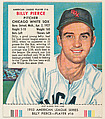 Billy Pierce, from the Red Man All-Star Team series (T233), issued by Red Man Chewing Tobacco, Red Man Chewing Tobacco American, Commercial color lithograph