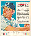 Johnny Mize, from the Red Man All-Star Team series (T233), issued by Red Man Chewing Tobacco, Red Man Chewing Tobacco American, Commercial color lithograph