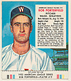 Bob Porterfield, from the Red Man All-Star Team series (T233), issued by Red Man Chewing Tobacco, Red Man Chewing Tobacco American, Commercial color lithograph