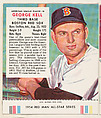 George Kell, from the Major League All Stars series (T234), issued by Red Man Chewing Tobacco, Red Man Chewing Tobacco American, Commercial color lithograph