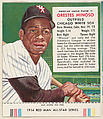 Orestes Minoso, from the Major League All Stars series (T234), issued by Red Man Chewing Tobacco, Red Man Chewing Tobacco American, Commercial color lithograph
