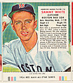 Sammy White, from the Major League All Stars series (T234), issued by Red Man Chewing Tobacco, Red Man Chewing Tobacco  American, Commercial color lithograph