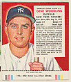Gene Woodling, from the Major League All Stars series (T234), issued by Red Man Chewing Tobacco, Red Man Chewing Tobacco  American, Commercial color lithograph