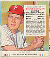 Ferris Fain, from the Major League All Stars series (T234), issued by Red Man Chewing Tobacco, Issued by Red Man Chewing Tobacco (American), Commercial color lithograph