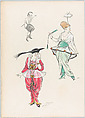 Le Vrai et le Faux Chic, Musée des Erreurs, Page 10, Georges Goursat [Sem]  French, Color lithograph