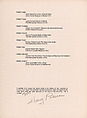 Untitled (Henry Pearson), Henry Pearson (American, Kinston, North Carolina 1914–2006 New York), Portfolio of eight screenprints with a text by James Rosenquist