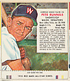 Pete Runnels, from the Major League Baseball series (T235), issued by Red Man Chewing Tobacco, Red Man Chewing Tobacco  American, Commercial color lithograph