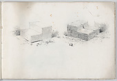 Drawing Book, H. Byrne (British, active 1880–90), Black chalk or graphite