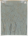 Holy Family with the Infant St. John the Baptist (recto); large-scale cropped sketches of draperies and legs (verso), Gregorio Pagani (Italian, Florence 1558–1605), Pen and brown ink, brush and brown wash, highlighted with white gouache, over black chalk on blue paper (recto); black chalk (verso); squared in black chalk