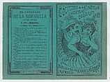 Front and back covers printed on the same sheet for a collection of love letters / stories (number 12), José Guadalupe Posada  Mexican, Zincograph and letterpress