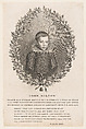John Milton as a Boy, Giovanni Battista Cipriani  Italian, Etching