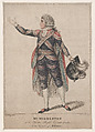 Mr. Middleton of the Theatre Royal, Covent Garden, in the Character of Romeo, Heurston  British, Stipple engraving, printed in color