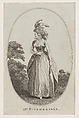 Mrs. Fitzherbert, J. Cook British, Etching and engraving