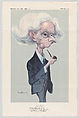 Lord Russell (Heroes of Our Time – 12), Ronald Searle British, Color lithograph