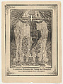 Broadsheet relating to Our Lord of the Hospital (Salamanca, Guanajuato) on a crucifix on an altar, Anonymous, Photorelief and letterpress