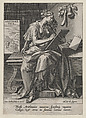 Arithmetica, from "The Seven Liberal Arts", Johann Sadeler I Netherlandish, Engraving and etching