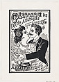 A couple in a passionate embrace, illustration for 'Coleccion de Cartas Amorosas', José Guadalupe Posada  Mexican, Zincograph