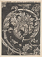 Ornamental foliage from churches, from "Speculum Romanae Magnificentiae", Jacopo Francia  Italian, Etching and engraving; second state of two (Hind)