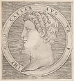 Otho, from The Twelve Caesars, from "Speculum Romanae Magnificentiae", Marcantonio Raimondi Italian, Engraving; second state of three