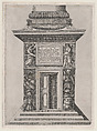 The Pediment Base of Trajan's Column, from "Speculum Romanae Magnificentiae", Anonymous, Engraving