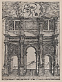 The Arch of Constantine, Rome, from "Speculum Romanae Magnificentiae", Agostino Veneziano (Agostino dei Musi) Italian, Engraving