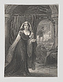 Lady Macbeth, Macbeth and the Murder of Duncan (Shakespeare, Macbeth, Act II, Scene II), Charles Rolls British, Etching and engraving