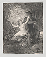 Titania and Bottom (Shakespeare, Midsummer Night's Dream, Act 3, Scene 1), Charles Heath, the elder British, Etching and engraving