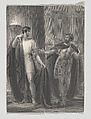 Coriolanus and Aufidius (Shakespeare, Coriolanus, Act 4, Scene 5), Charles Heath, the elder British, Etching and engraving