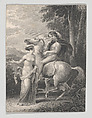 Venus and Adonis (Shakespeare, Poems, Verse 3, line 13), Charles Rolls British, Etching and engraving