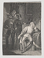 The Duke of Clarence Asleep in the Tower, as Brackenbury Leaves (Shakespeare, Richard III, Act 1, Scene 4), Charles Rolls British, Etching and engraving