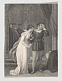 Queen Margaret and Suffolk (Shakespeare, Henry VI, Part II, Act 3, Scene 2), Charles Heath, the elder British, Etching and engraving