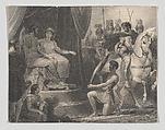 Simonides and Thaisa (Shakespeare, Pericles, Act 2, Scene 2), Frederick Bacon British, Etching and engraving