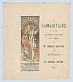 La Samaritaine, Alphonse Mucha  Czech, Lithograph