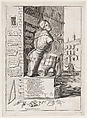 Statue of Pasquin in the House of Cardinal Ursino, from "Speculum Romanae Magnificentiae", Nicolas Beatrizet  French, Engraving and etching
