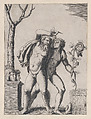 Young and Old Bacchant, from "Speculum Romanae Magnificentiae", Marcantonio Raimondi Italian, Engraving