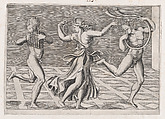 Dance of Fauns and Bacchants, from "Speculum Romanae Magnificentiae", Anonymous, Engraving