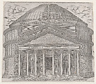 The Pantheon, from "Speculum Romanae Magnificentiae", Anonymous, Engraving