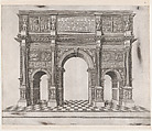 Arch of Constantine, from "Speculum Romanae Magnificentiae", Anonymous, Engraving and etching