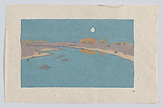 Marsh Creek, Arthur Wesley Dow  American, Color woodcut
